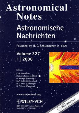 Astronomische Nachrichten